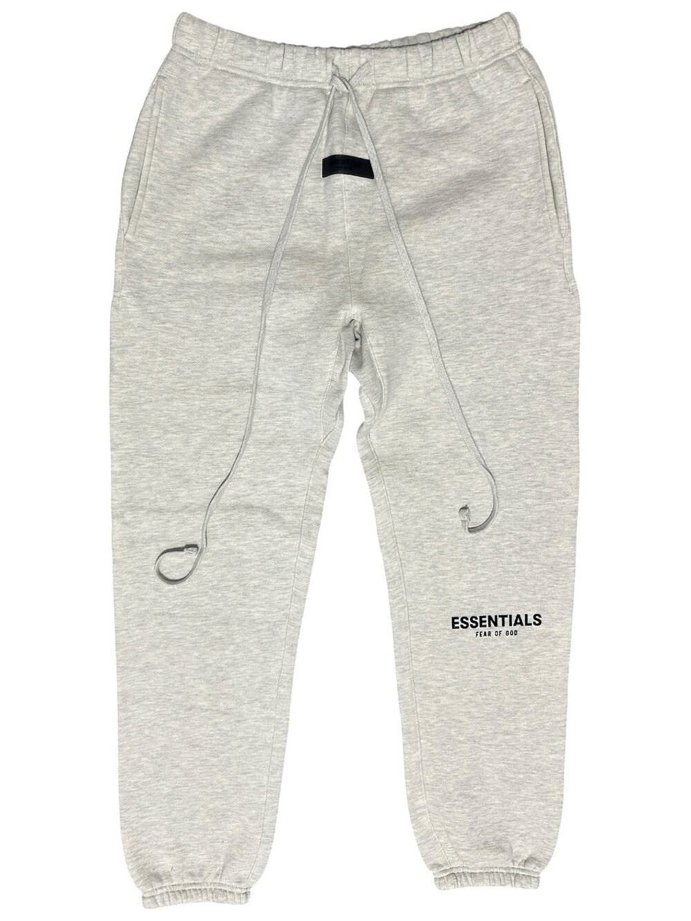 Essentials Fear of God Women’s Uni-Sex XS Heather Light Grey Joggers Sweatpants